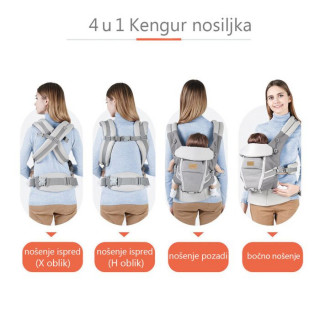 Jungle kengur nosiljka 4u1 Mesh Airy