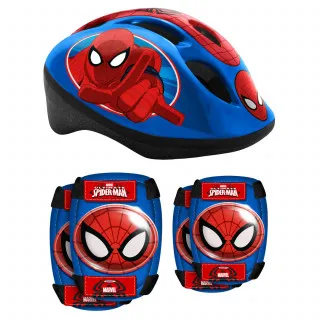 Stamp kaciga 53-56cm sa štitnicima, Spiderman 