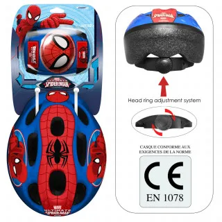 Stamp kaciga 53-56cm sa štitnicima, Spiderman 