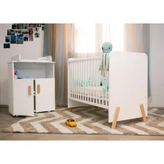 Bambino krevetac Una ,beli, bez fioke 