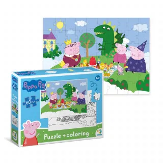 Dodo puzzle 2u1 Peppa prase, piknik 60 kom 
