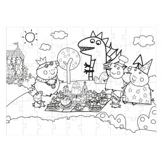 Dodo puzzle 2u1 Peppa prase, piknik 60 kom 