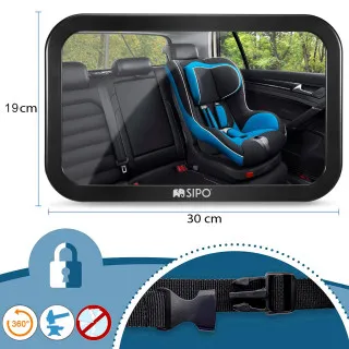 Sipo ogledalo za auto sedište 