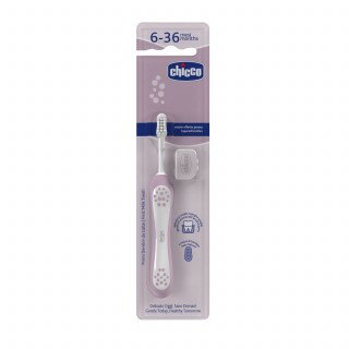 Chicco četkica za zube lila,6-36m 