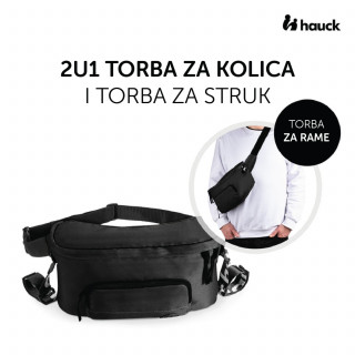 Hauck torba za kolica 2u1, Black