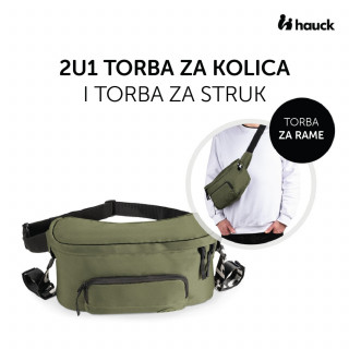 Hauck torba za kolica 2u1, Olive