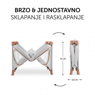 Hauck prenosivi krevetac Dream n Play Plus,Cork 