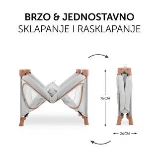 Hauck prenosivi krevetac Dream n Play Plus,Cork 