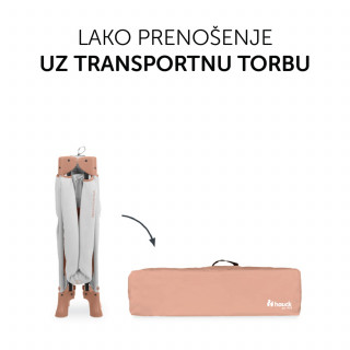 Hauck prenosivi krevetac Dream n Play Plus,Cork 