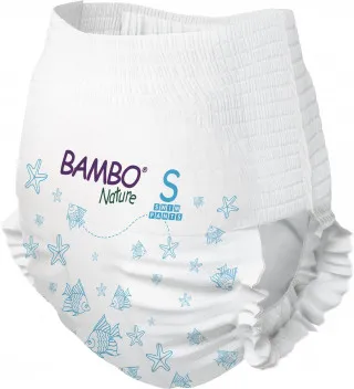 Bambo Nature gacice za kupanje S, 7-12 kg, 12kom 