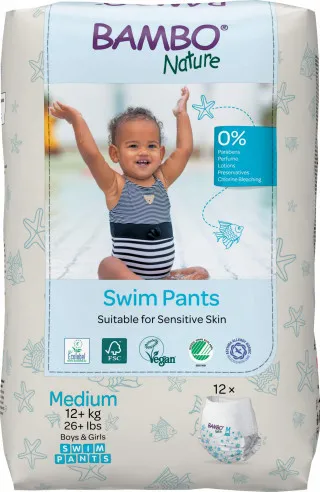 Bambo Nature gacice za kupanje M, 12 + kg, 12KOM 