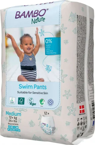 Bambo Nature gacice za kupanje M, 12 + kg, 12KOM 