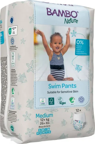 Bambo Nature gacice za kupanje M, 12 + kg, 12KOM 