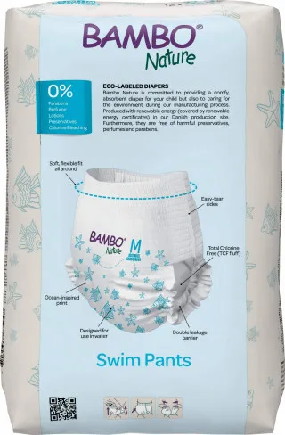 Bambo Nature gacice za kupanje M, 12 + kg, 12KOM 