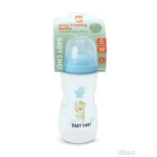 Baby Chef flašica plastična 330ml, plava 