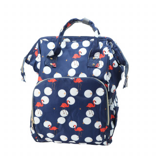 Cute&Cool torba za mame Flamingo teget