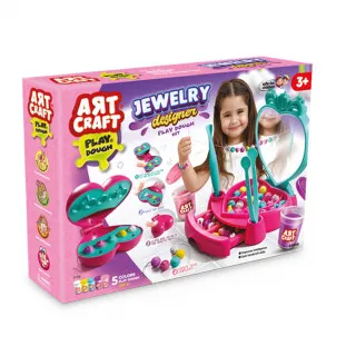 Dede playdoh plastelin napravi svoj nakit 