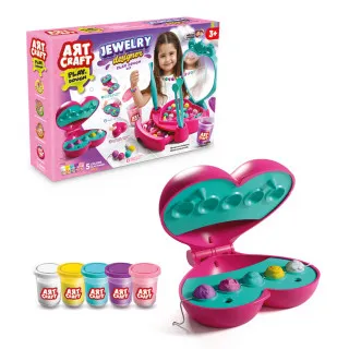 Dede playdoh plastelin napravi svoj nakit 