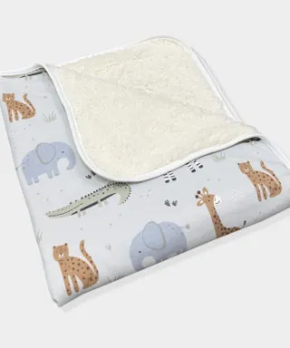 Baby Textil prekrivač sa krznom Safari, 80x90cm 