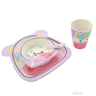 Baby Chef set za hranjenje jednorog 5kom
