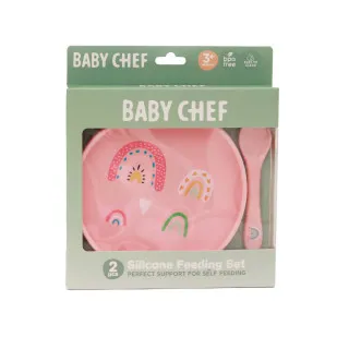 Baby Chef silikonski set za hranjenje, duga 