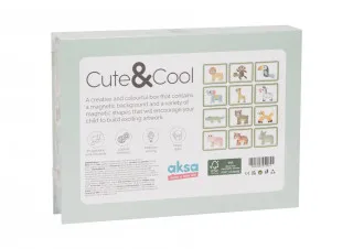Cute&Cool drvena igračka magnetna kutija životinje 