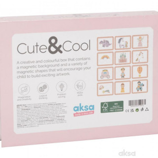 Cute&Cool drvena igračka magnetna kutija jednorog