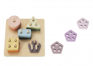 Cute&Cool drvena igračka geometrijski oblici