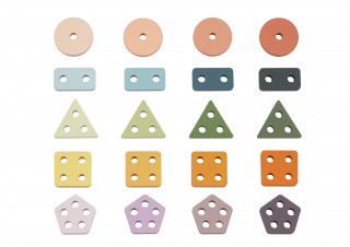 Cute&Cool drvena igračka geometrijski oblici