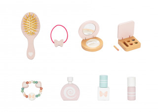 Cute&Cool drvena igračka make-up sto sa dodacima