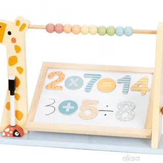Cute&Cool drvena igračka tabla-računanje i pisanje 