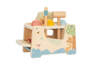 Cute&Cool drvena igračka muzička klupa sa čekićem 