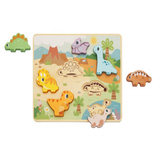 Cute&Cool drvena igračka umetaljka dinosaurus