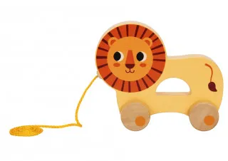 Cute&Cool drvena igračka lav na vuču 