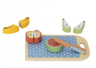 Cute&Cool drvena igračka set za seckanje voća 