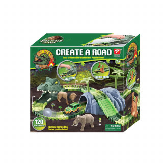 Cute&Cool uradi sam dino staza sa autom, 120kom