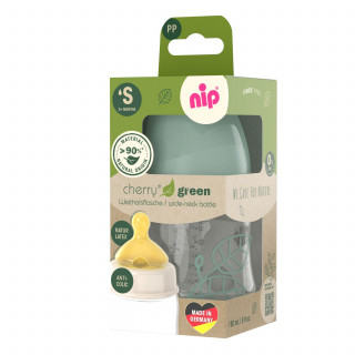 Nip Green PP flašica zelena 120ml 0m+,S protok