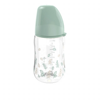 Nip Green PP flašica zelena 240ml 0m+,M protok