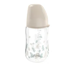 Nip Green PP flašica bež 240ml 0m+, M protok 
