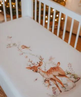 Baby Textil čaršav sa lastišem Bambi, 60x120cm 