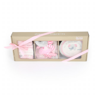 Jungle bebi set prvi otisak, roze