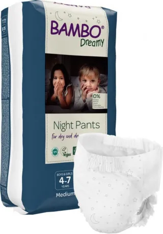 Bambo Dreamy Noćne gaćice  4-7 god, 15-35 kg 