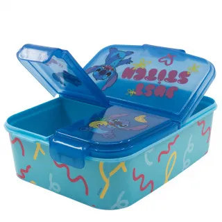Stor kutija za obrok više pregrada Stitch 