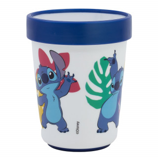 Stor neklizajuća čaša 250 ml Stitch