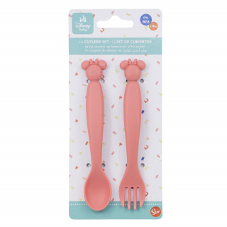 Stor plastični pribor za jelo 2/1 Minnie Mouse