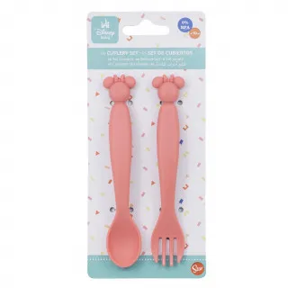Stor plastični pribor za jelo  2/1 Minnie Mouse 