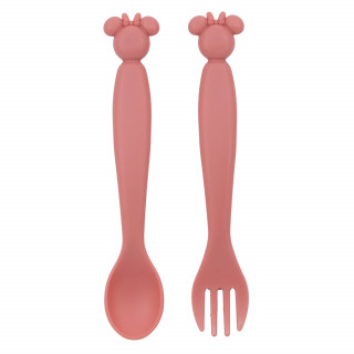 Stor plastični pribor za jelo 2/1 Minnie Mouse
