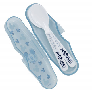Stor plastična kašičica sa kutijom 2/1Mickey Mouse