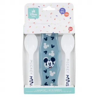 Stor plastična kašičica sa kutijom 2/1Mickey Mouse 