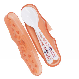 Stor plastična kašičica sa kutijom 2/1Minnie Mouse